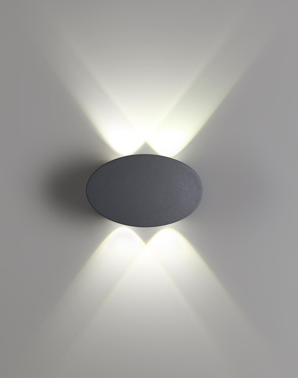 358562 STREET NT21 000 темно-серый Ландшафтный настенный светильник IP54 LED 4000K 4W 85-265V CALLE 358562 STREET NT21 000 темно-серый Ландшафтный настенный светильник IP54 LED 4000K 4W 85-265V CALLE