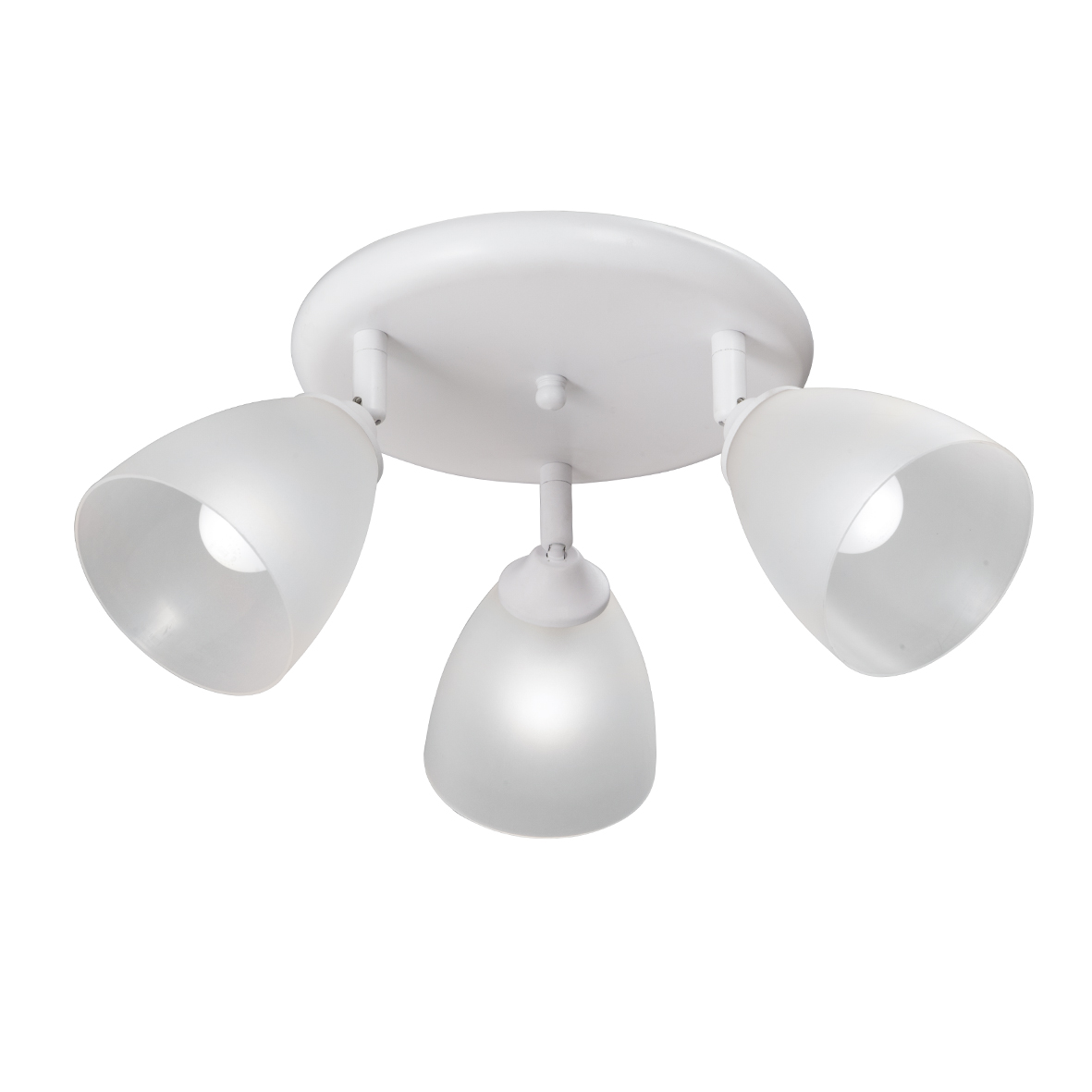 Люстра V4355-0/3PL, 3хЕ14 макс. 40Вт, плафон ПП белый матовый Vitaluce Люстра V4355-0/3PL, 3хЕ14 макс. 40Вт, плафон ПП белый матовый Vitaluce