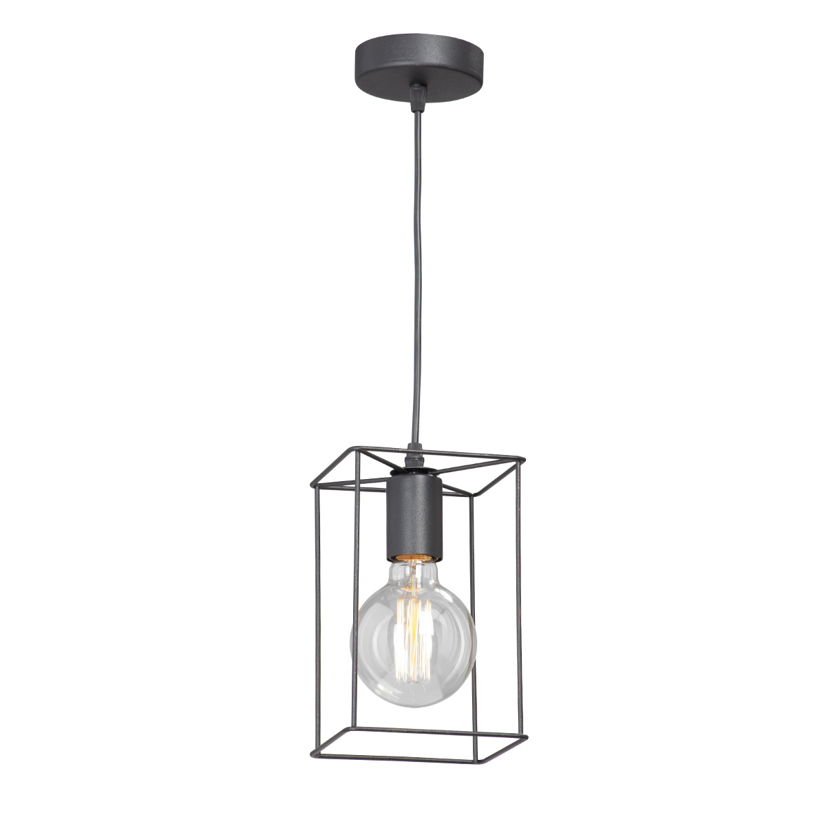 Люстра V4529-1/1S, 1хЕ27 макс. 60Вт чёрный матовый Vitaluce Люстра V4529-1/1S, 1хЕ27 макс. 60Вт чёрный матовый Vitaluce