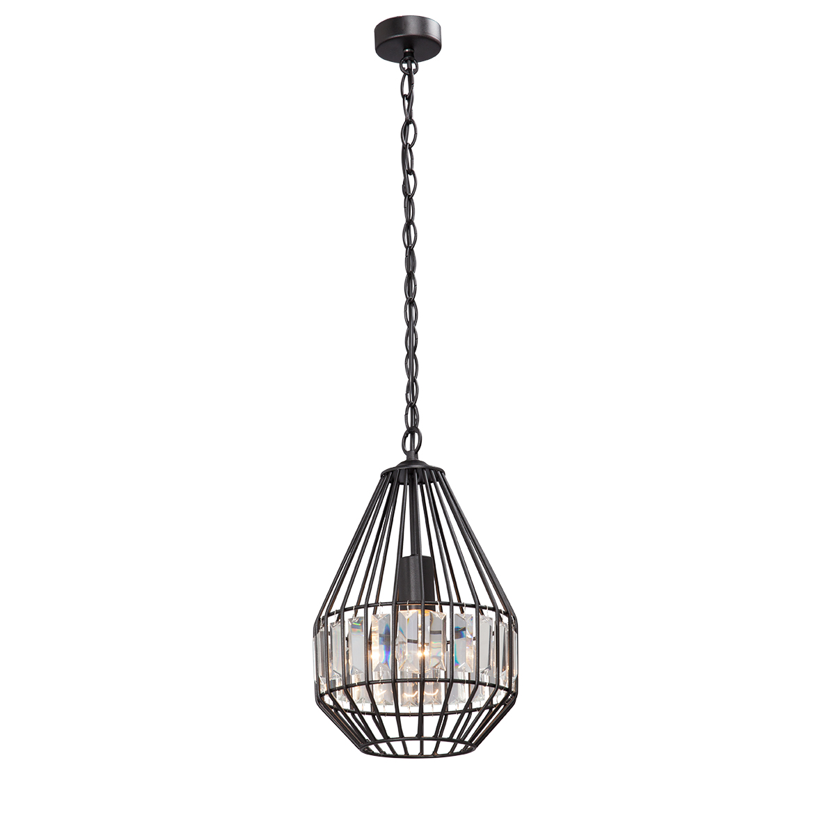 Люстра V4242-1/1S, 1хЕ27 макс. 60Вт черный матовый Vitaluce Люстра V4242-1/1S, 1хЕ27 макс. 60Вт черный матовый Vitaluce