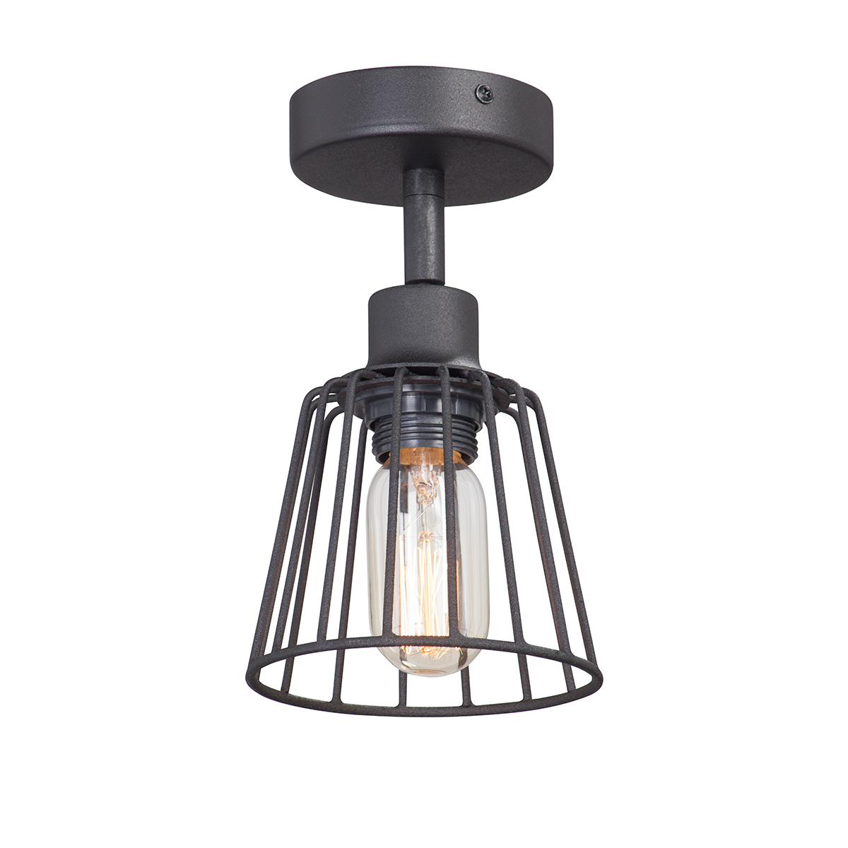 Люстра V4589-1/1PL, 1хЕ27 макс. 60Вт черный матовый Vitaluce Люстра V4589-1/1PL, 1хЕ27 макс. 60Вт черный матовый Vitaluce