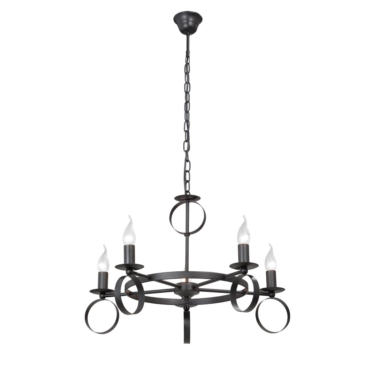 Люстра V4490-1/5, хЕ14 макс. 40Вт чёрный матовый Vitaluce Люстра V4490-1/5, хЕ14 макс. 40Вт чёрный матовый Vitaluce