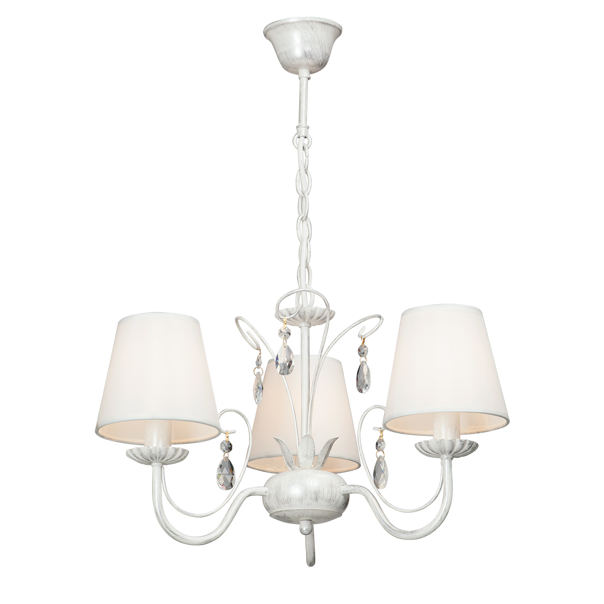 Люстра V3354/3, 3хЕ14 макс. 60Вт белый матовый с серебром Vitaluce Люстра V3354/3, 3хЕ14 макс. 60Вт белый матовый с серебром Vitaluce