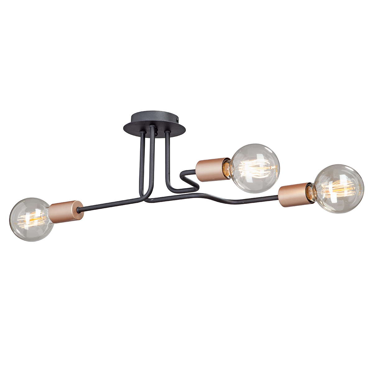 Люстра V4560-1/3PL, 3хЕ27 макс. 60Вт чёрный матовый Vitaluce Люстра V4560-1/3PL, 3хЕ27 макс. 60Вт чёрный матовый Vitaluce