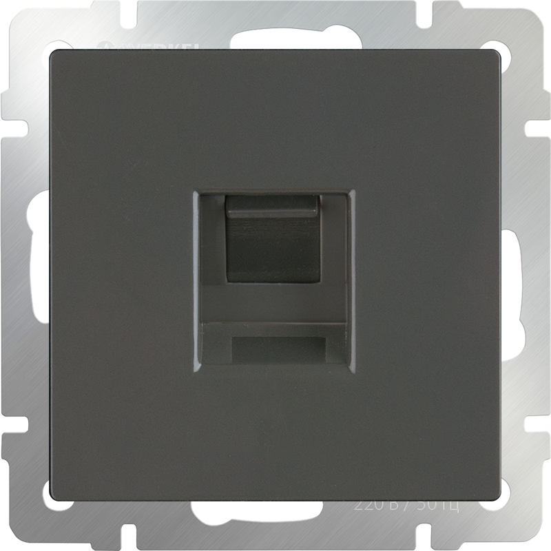 Телефонная розетка RJ-11 (серо-коричневый) WL07-RJ-11 Телефонная розетка RJ-11 (серо-коричневый) WL07-RJ-11