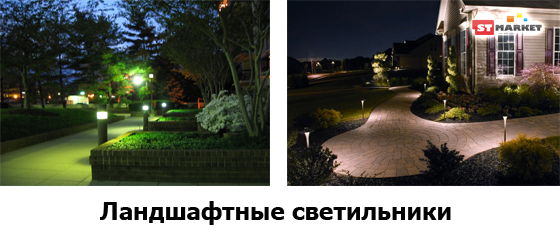 Уличные ландшафтные светильники купить в Минске