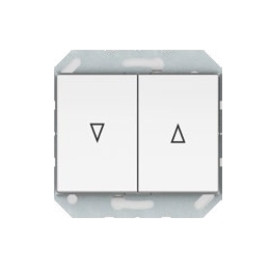 Кнопки управления жалюзи Vilma XP500, 2-клавишный, без рамки, белые Кнопки управления жалюзи Vilma XP500, 2-клавишный, без рамки, белые